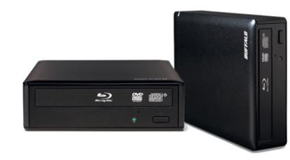 Buffalo BRXL-16U3 optical disc drive Blu-Ray RW Black1