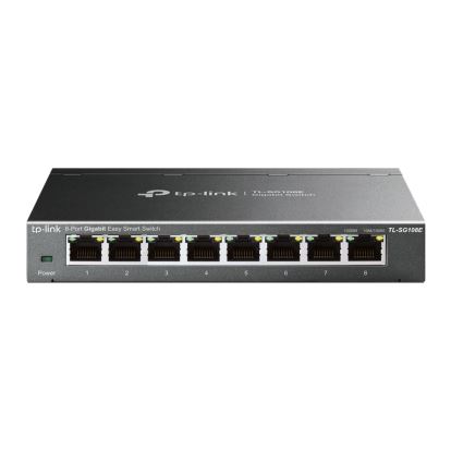 TP-Link TL-SG108E Managed L2 Gigabit Ethernet (10/100/1000) Black1