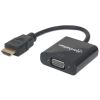 Manhattan 151467 video cable adapter 11.8" (0.3 m) HDMI Type A (Standard) VGA (D-Sub) Black1