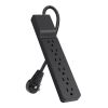 Belkin BSE600-06BLK-WM surge protector Black 6 AC outlet(s) 120 V 70.9" (1.8 m)2