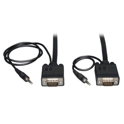 Tripp Lite P504-030 video cable adapter 359.8" (9.14 m) VGA (D-Sub) + 3.5mm Black1