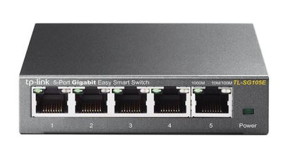 TP-Link TL-SG105E Managed L2 Gigabit Ethernet (10/100/1000) Black1
