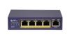 Amer Networks SG4P1 network switch Unmanaged Gigabit Ethernet (10/100/1000) Power over Ethernet (PoE) Blue2