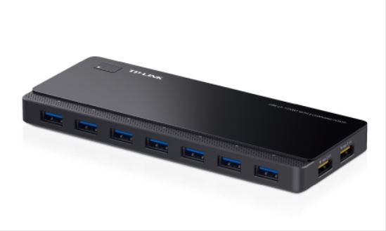 7 PORTS USB 3.0 HUB WITH 2 POWER CHARGE PORTS (2.4A MAX), DESKTOP, A 12V/4A POWE1