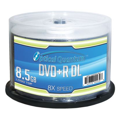 8X 8.5GB DVDR DOUBLE TOP MEDIA 50 PACK1