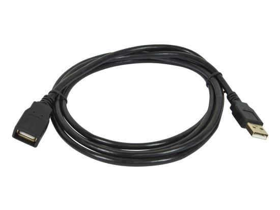 Monoprice USB 2.0, M/F, 1.8288m USB cable 72" (1.83 m) USB A Black1