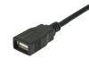 Monoprice USB 2.0, M/F, 1.8288m USB cable 72" (1.83 m) USB A Black3