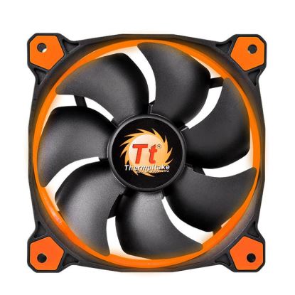 Thermaltake Riing 12 Computer case Fan 4.72" (12 cm) Black, Orange1