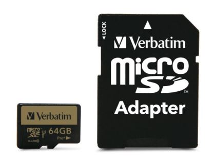 Verbatim Pro+ 64 GB MicroSDHC MLC Class 101