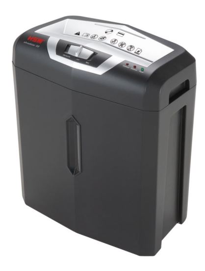 HSM shredstar X8 paper shredder Cross shredding 58 dB 8.58" (21.8 cm) Black, Silver1