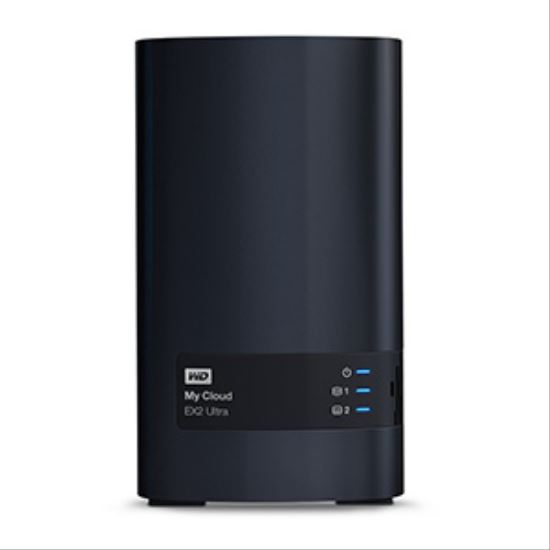 WD 0TB MY CLOUD EX2 ULTRA 2-BAY NAS, NETWORK ATTACHED STORAGE, RAID, FILE SYNC,1