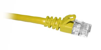 eNet Components 1ft Cat6 networking cable Yellow 11.8" (0.3 m)1