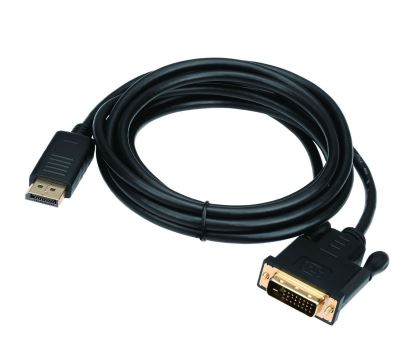 Siig CB-DP1A11-S2 122" (3.1 m) DisplayPort DVI-D Black1