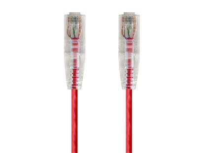Monoprice 20ft. SlimRun Cat6 UTP networking cable Red 240" (6.1 m) U/UTP (UTP)1