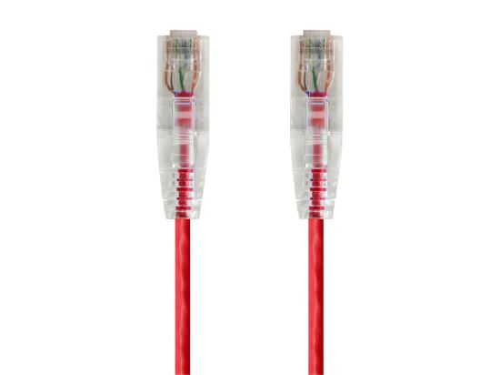 Monoprice 20ft. SlimRun Cat6 UTP networking cable Red 240" (6.1 m) U/UTP (UTP)1