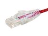 Monoprice 20ft. SlimRun Cat6 UTP networking cable Red 240" (6.1 m) U/UTP (UTP)3