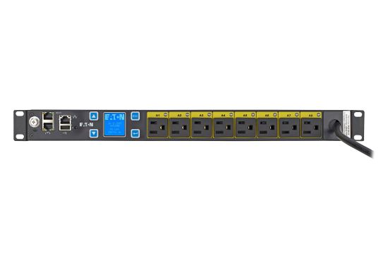 Eaton EMAT08-10 power distribution unit (PDU) 8 AC outlet(s) 1U Black1