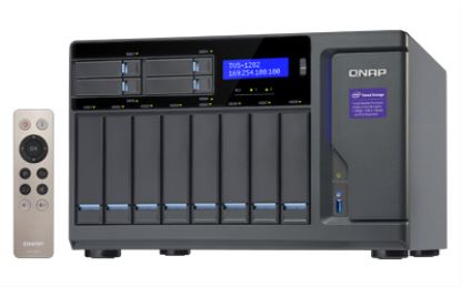 QNAP TVS-1282 NAS Tower Ethernet LAN Black i5-65001