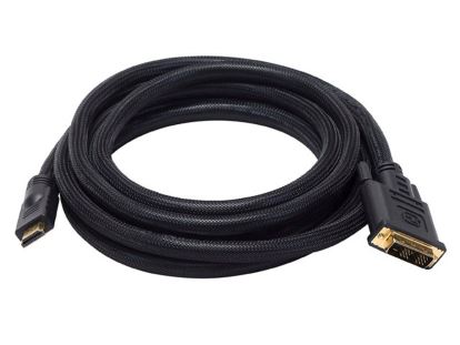 Monoprice 102284 video cable adapter 118.1" (3 m) HDMI DVI-D Black1