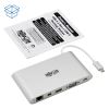 Tripp Lite U442-DOCK1 notebook dock/port replicator Wired USB 3.2 Gen 1 (3.1 Gen 1) Type-C Silver6