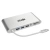 Tripp Lite U442-DOCK1 notebook dock/port replicator Wired USB 3.2 Gen 1 (3.1 Gen 1) Type-C Silver8