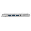 Tripp Lite U442-DOCK1 notebook dock/port replicator Wired USB 3.2 Gen 1 (3.1 Gen 1) Type-C Silver9