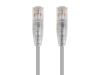 Monoprice 7ft. SlimRun Cat6 UTP networking cable Gray 83.9" (2.13 m) U/UTP (UTP)1