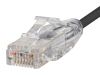 Monoprice 20ft. SlimRun Cat6 UTP networking cable Black 240" (6.1 m) U/UTP (UTP)2