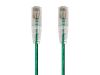 Monoprice 1ft. SlimRun Cat6 UTP networking cable Green 11.8" (0.3 m) U/UTP (UTP)1