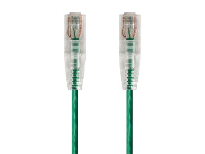 Monoprice 1ft. SlimRun Cat6 UTP networking cable Green 11.8" (0.3 m) U/UTP (UTP)1