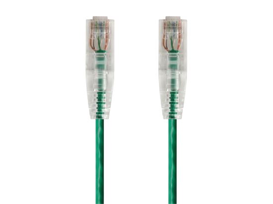 Monoprice 1ft. SlimRun Cat6 UTP networking cable Green 11.8" (0.3 m) U/UTP (UTP)1