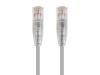 SLIMRUN  CAT6 UTP CABLE-1FT GRAY1