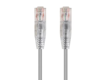 SLIMRUN  CAT6 UTP CABLE-1FT GRAY1