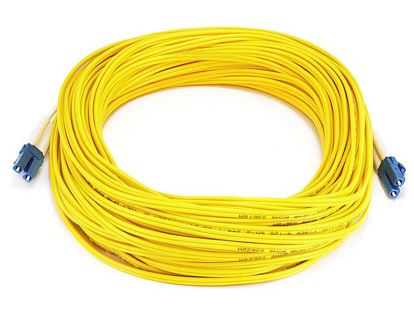 Monoprice 7629 fiber optic cable 984.3" (25 m) LC OFNR OM3 Yellow1