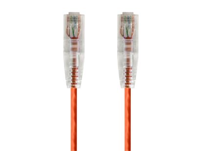 Monoprice 10ft. SlimRun Cat6 UTP networking cable Orange 120" (3.05 m) U/UTP (UTP)1