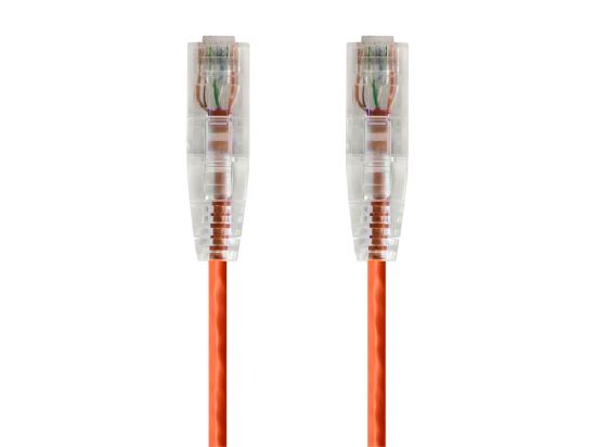 Monoprice 10ft. SlimRun Cat6 UTP networking cable Orange 120" (3.05 m) U/UTP (UTP)1