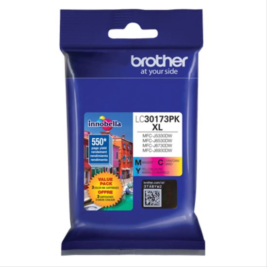 BROTHER GENUINE HIGH YIELD XL  COLOR INK CARTRIDGES 3 PACK - 1 EA. CYAN, MAGENTA1