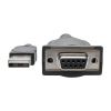 Tripp Lite U209-18N-NULL serial cable Black 15.7" (0.4 m) USB Type-A DB-93