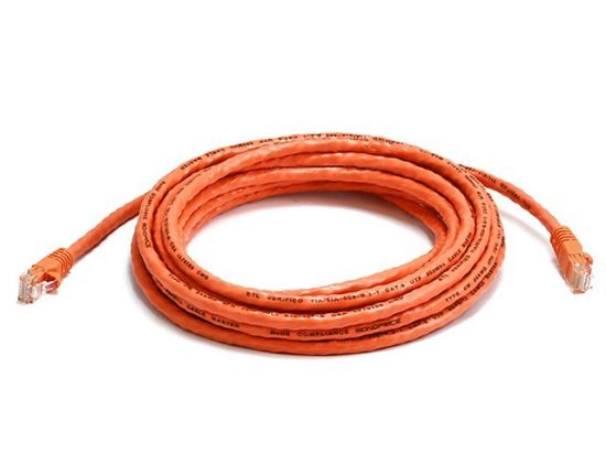 Monoprice RJ-45, 14ft networking cable Orange 168.1" (4.27 m) Cat6 U/UTP (UTP)1