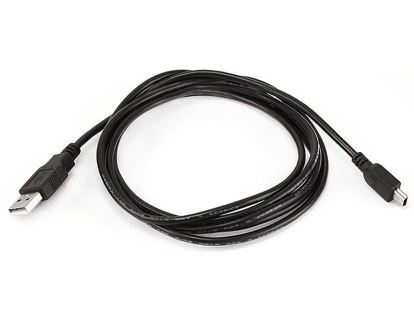 Monoprice 100107 USB cable 70.9" (1.8 m) USB 2.0 USB A Mini-USB B Black1