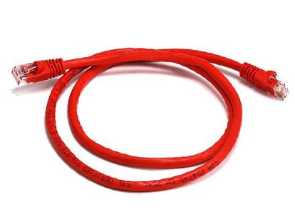 Monoprice 2134 networking cable Red 35.8" (0.91 m) Cat5e U/UTP (UTP)1