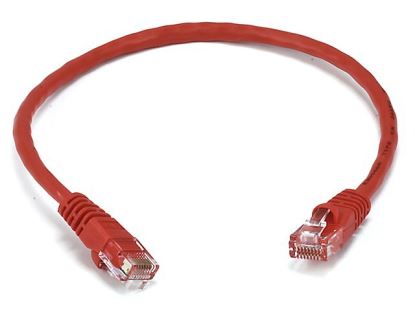 Monoprice RJ-45, 1ft networking cable Red 11.8" (0.3 m) Cat6 U/UTP (UTP)1