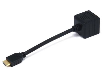 Monoprice 2522 cable splitter/combiner Black1