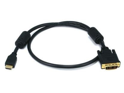 Monoprice 102661 video cable adapter 35.4" (0.9 m) HDMI DVI-D Black1