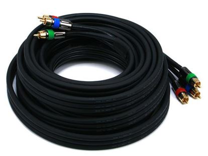 Monoprice 102771 coaxial cable 275.6" (7 m) 3-RCA Black1