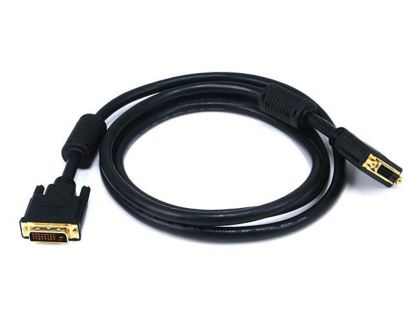 Monoprice DVI-D/DVI-D, M/F, 1.8288 m DVI cable 72" (1.83 m) Black1