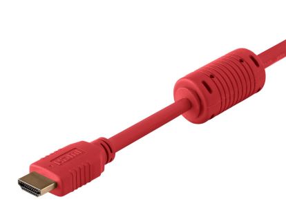 Monoprice 104021 HDMI cable 35.4" (0.9 m) HDMI Type A (Standard) Red1