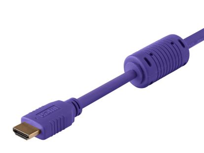 Monoprice 104022 HDMI cable 35.4" (0.9 m) HDMI Type A (Standard) Purple1