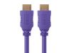 Monoprice 104022 HDMI cable 35.4" (0.9 m) HDMI Type A (Standard) Purple2