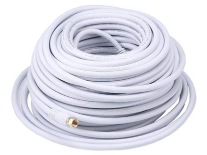 Monoprice 104062 coaxial cable 1200" (30.5 m) F White1